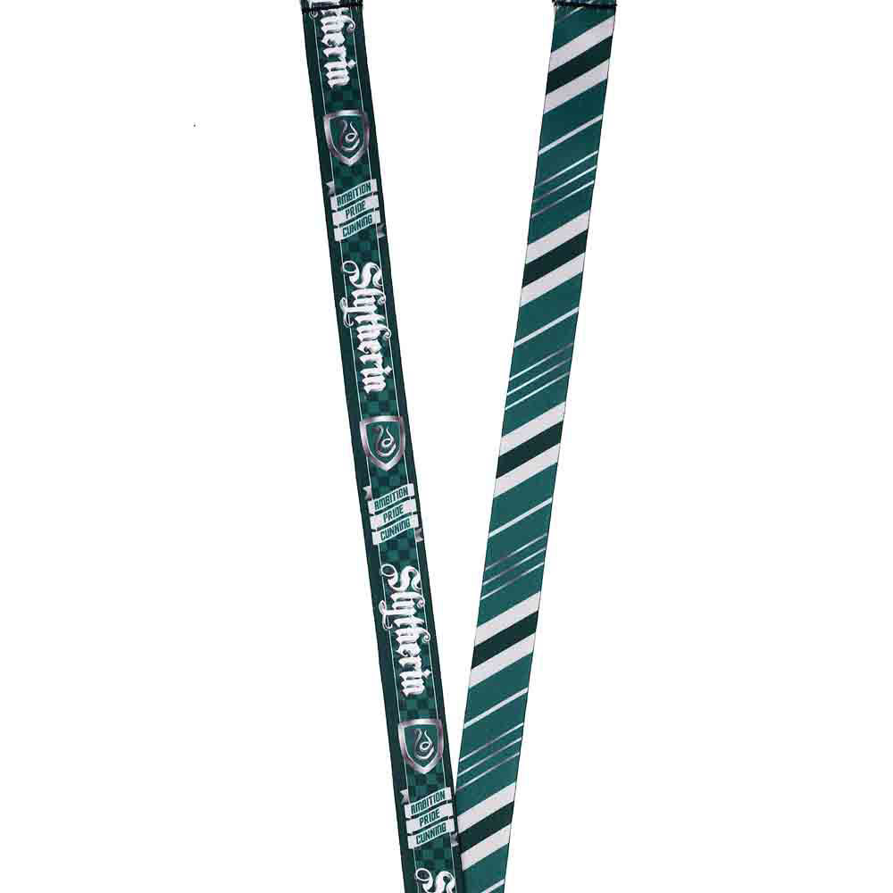 Slytherin Hogwarts House Tie Harry Potter Lanyard