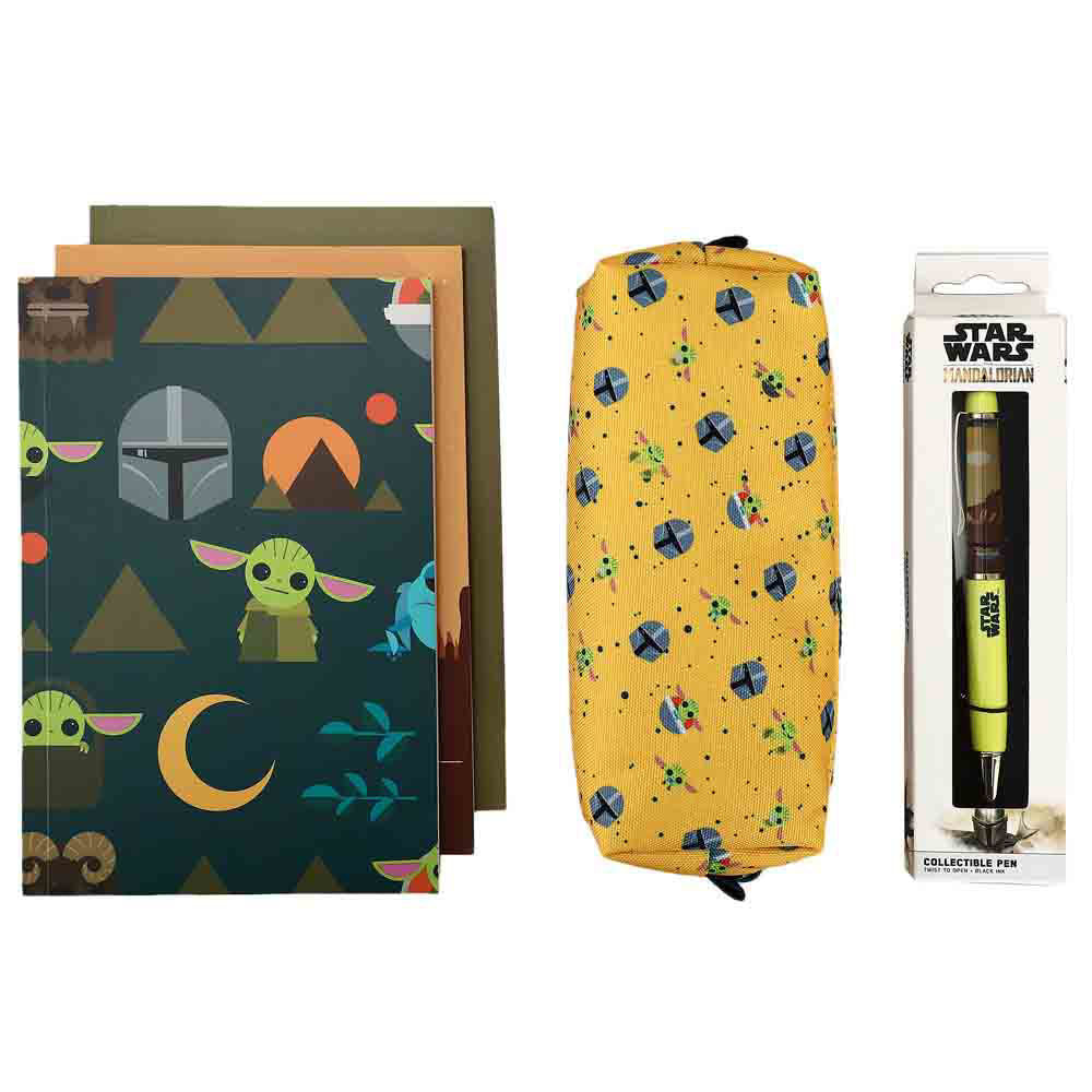 Star Wars The Mandalorian & Grogu Journal Stationary Gift Set