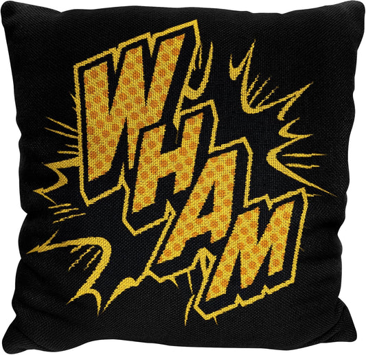 DC Batman WHAM 14" x 14" Double-Sided Single Jacquard Pillow