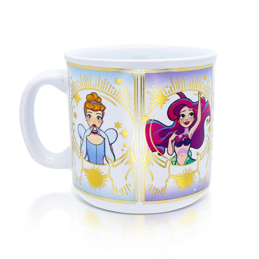 Disney Princess Mystic Tarot Card Ceramic Camper Mug