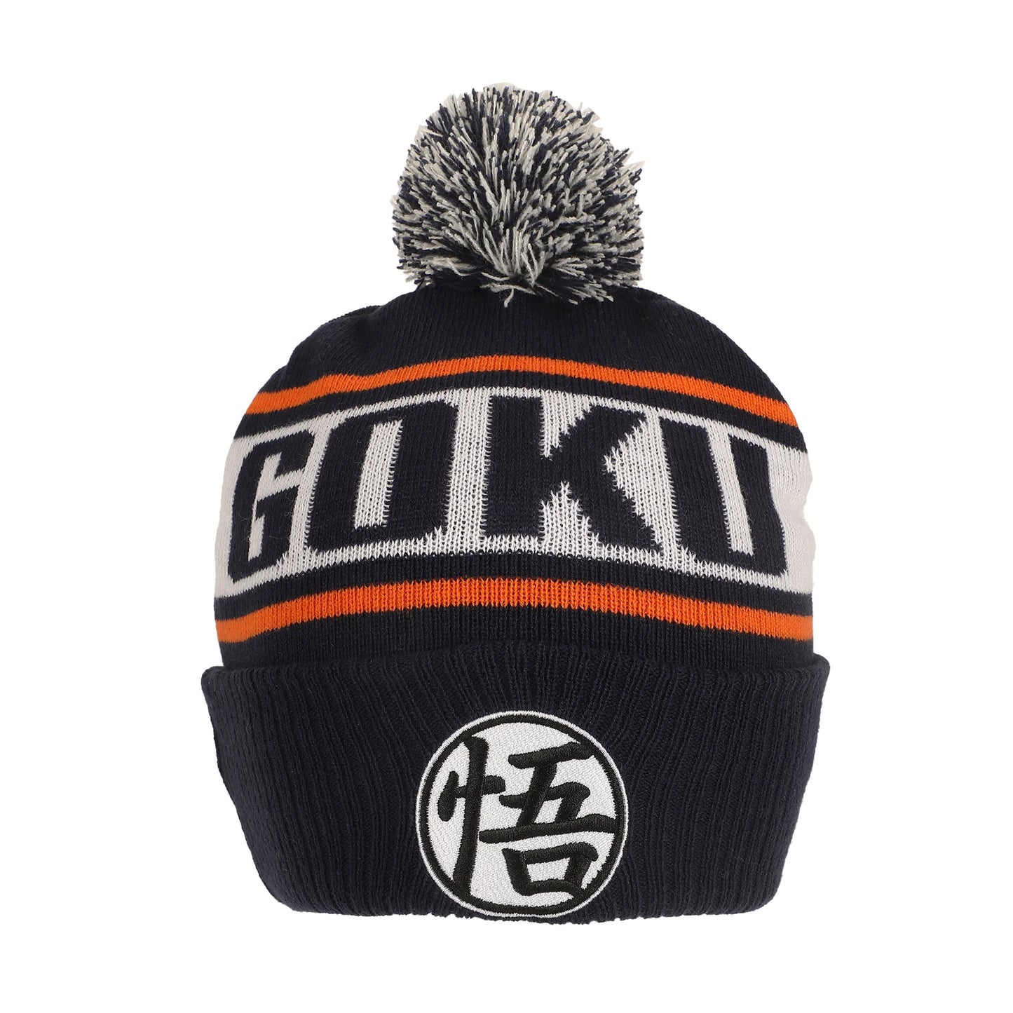 Dragon Ball Z Goku Kanji Blue Cuff Beanie Hat