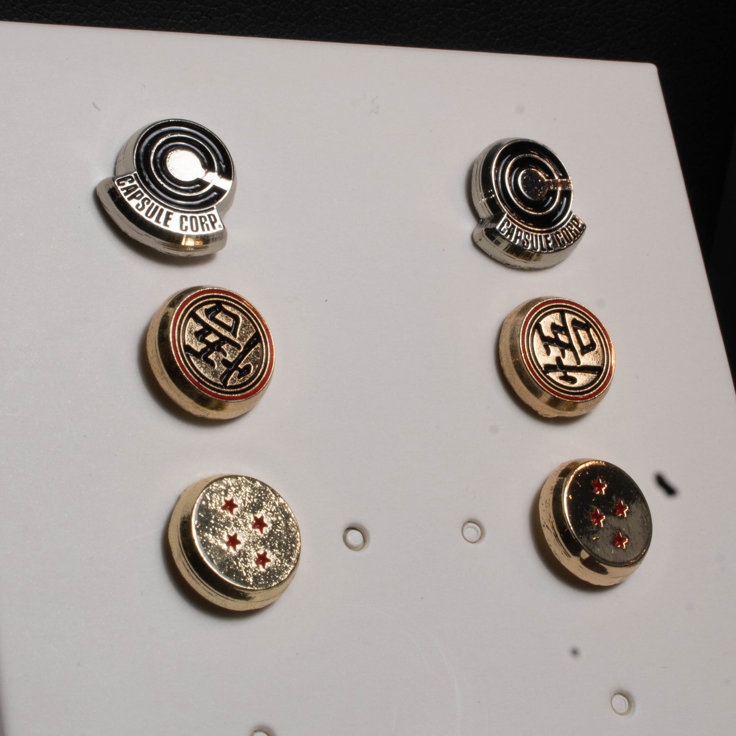 Dragon Ball Z Symbols Stud Earrings 3 Pack