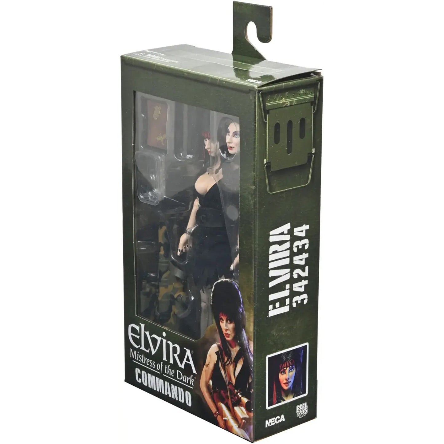 NECA Elvira Mistress of the Dark Commando 7” Ultimate Action Figure