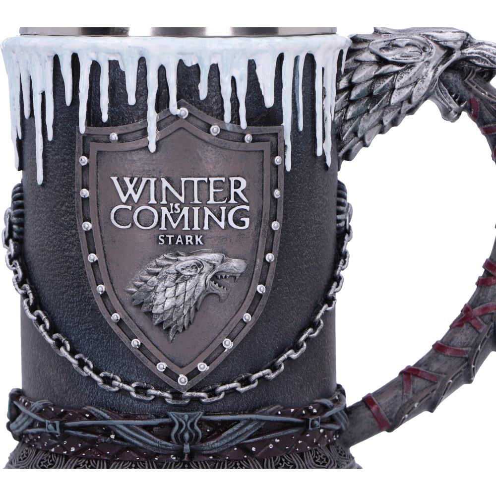 Game of Thrones House Stark "Winter is Coming" Tankard Mug