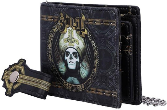 Ghost Rock Band Gold Meliora Chain Wallet