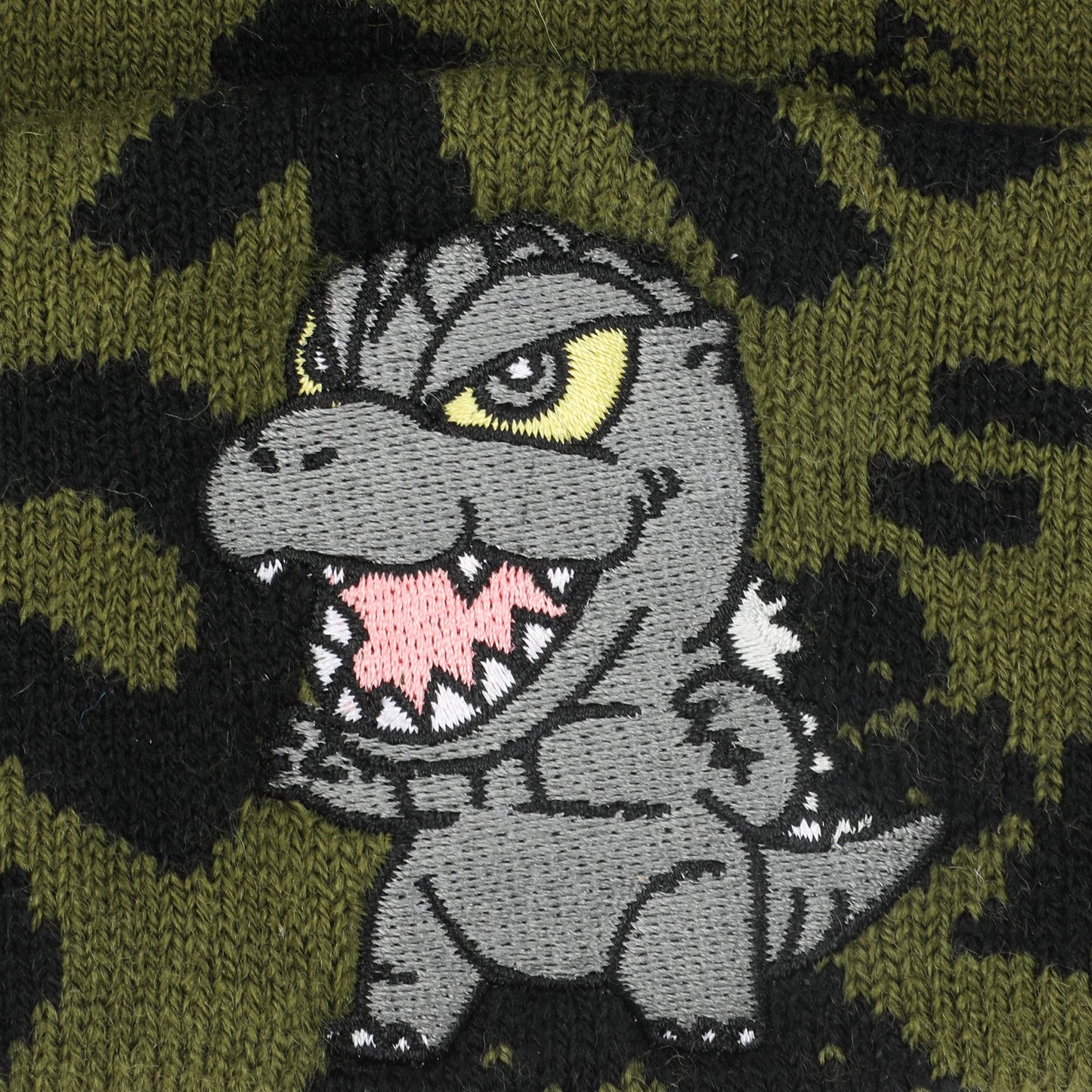Godzilla Embroidered Beanie Hat