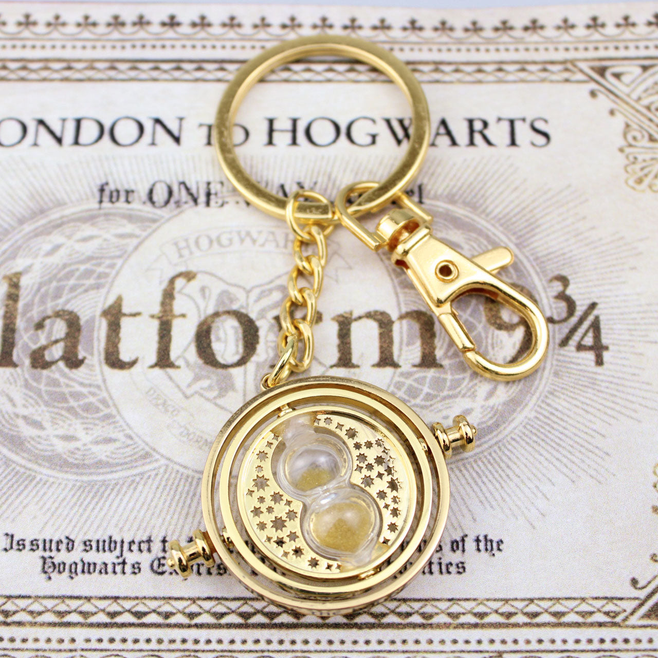 Time Turner (Harry Potter) Spinning Metal Keychain
