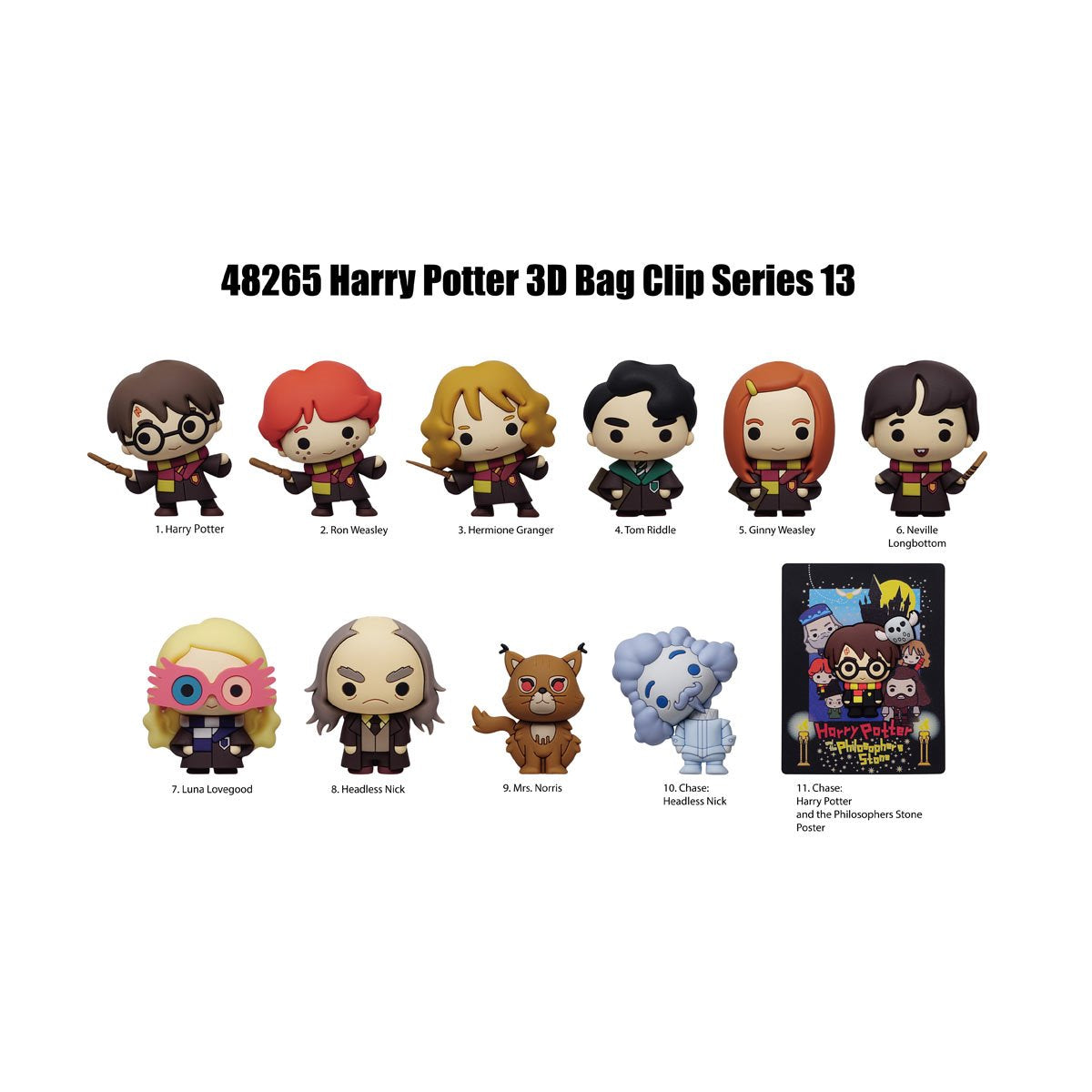Harry Potter 3D Foam Bag Clip Blind Bag Series 13