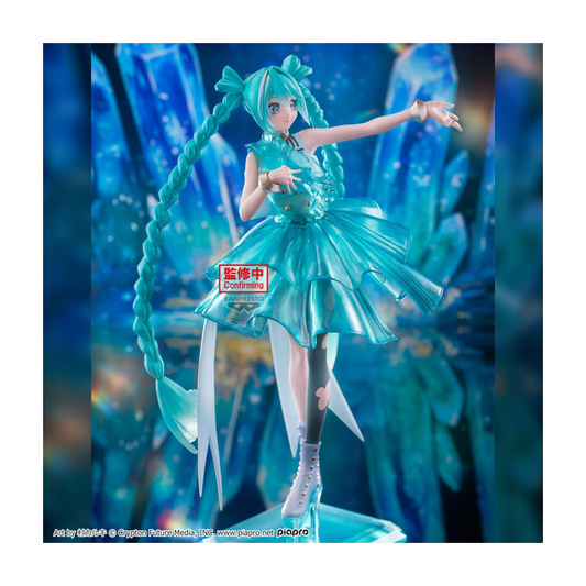 Hatsune Miku Emerald Gem Evolve Clearluxe Banpresto Figure