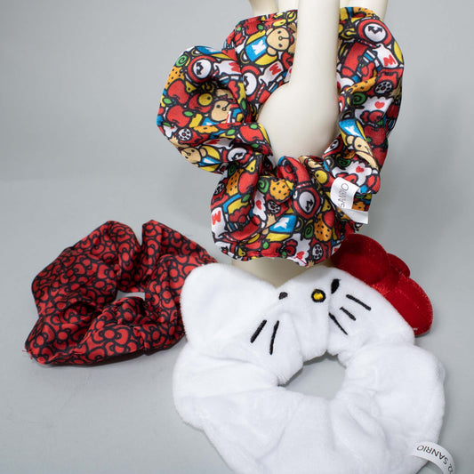 Hello Kitty Scrunchies Set of 3