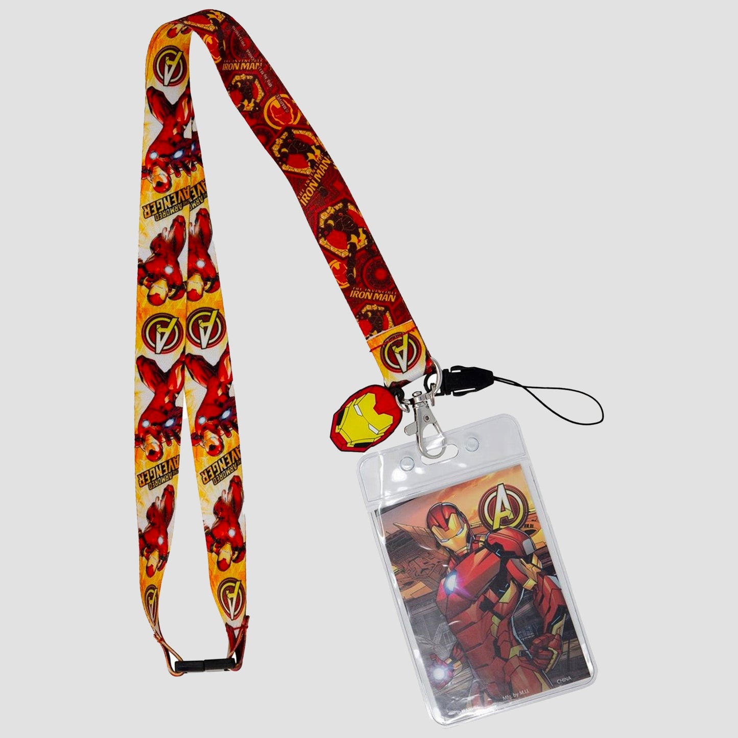 Iron Man Marvel Comics Double-Sided Breakaway Lanyard