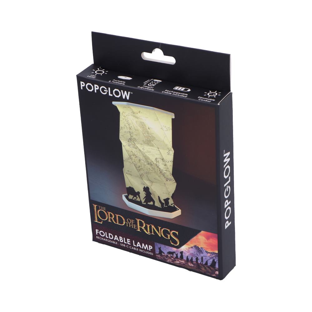 Lord of the Rings Map of Middle Earth Foldable Lamp