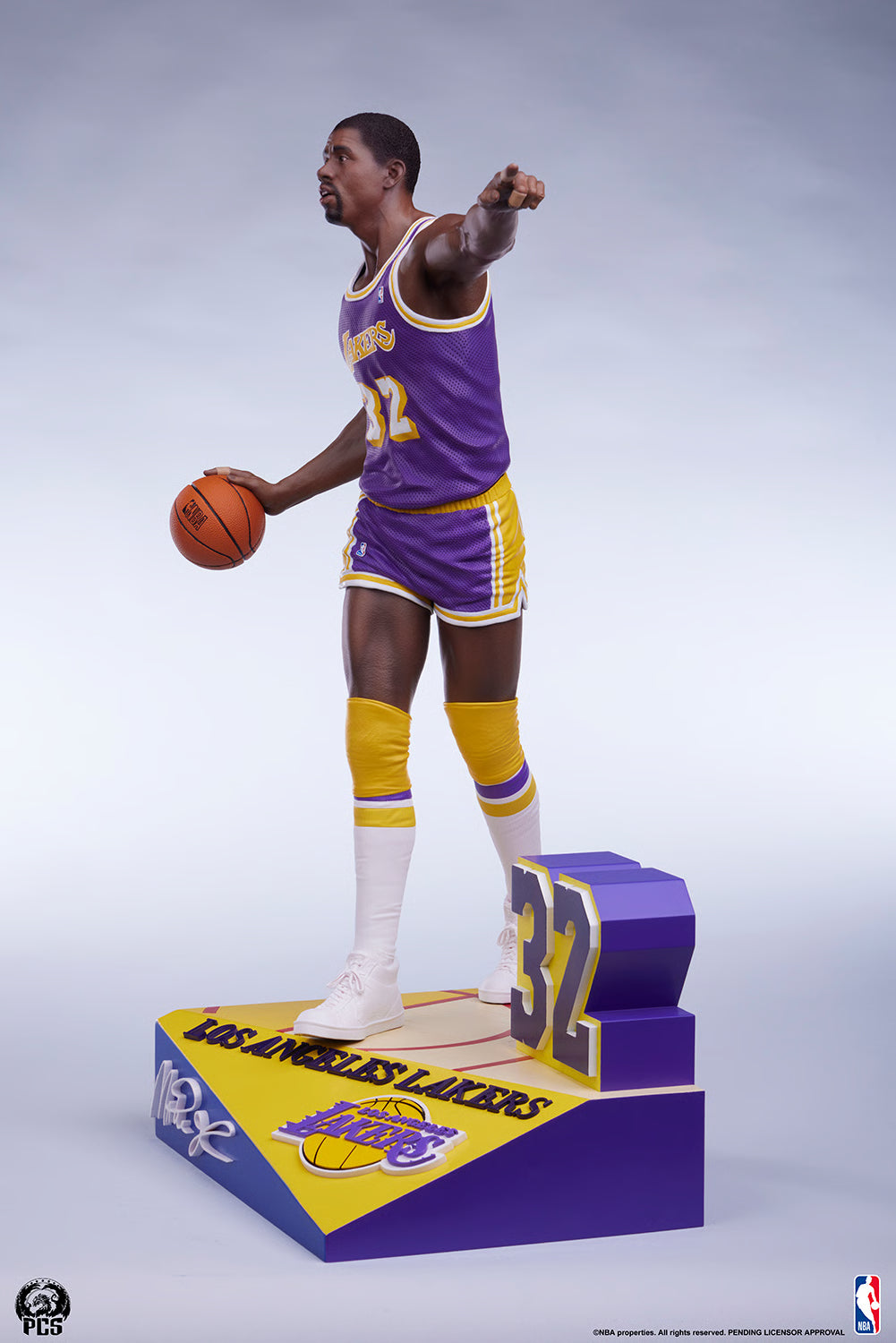 Magic Johnson NBA Los Angeles Lakers Quarter Scale Statue by PCS