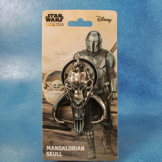 Mandalorian Mythosaur Skull (Star Wars) Large Pewter Keychain