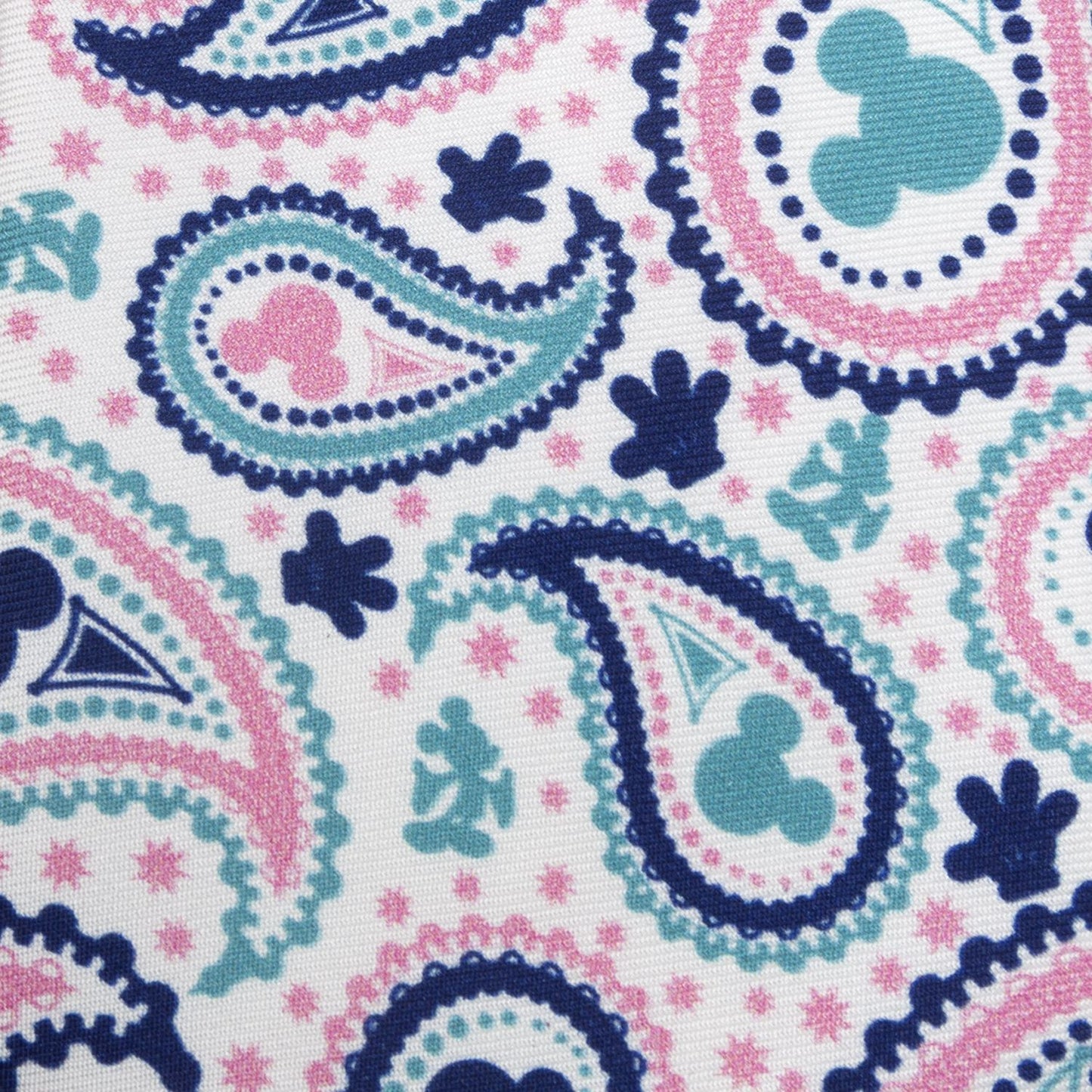 Mickey Mouse Paisley Multicolor Fine Necktie