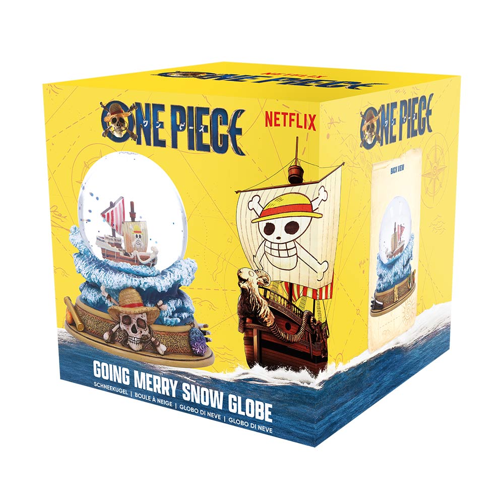 One Piece Going Merry Ship Snow Globe