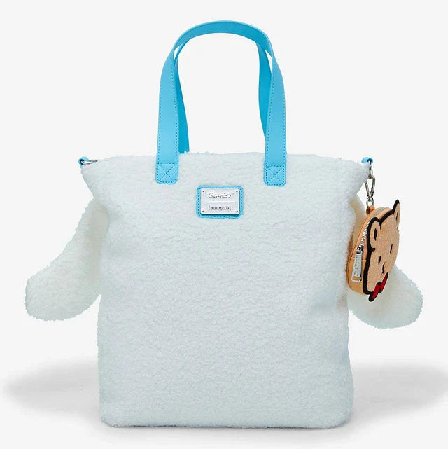 Loungefly Sanrio Cinnamoroll Sherpa Tote Bag
