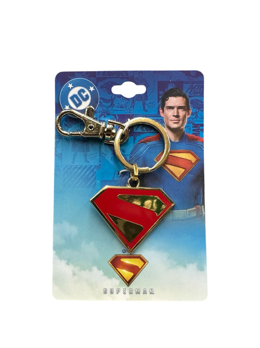 Superman 2025 Movie DC Comics Logo Keychain