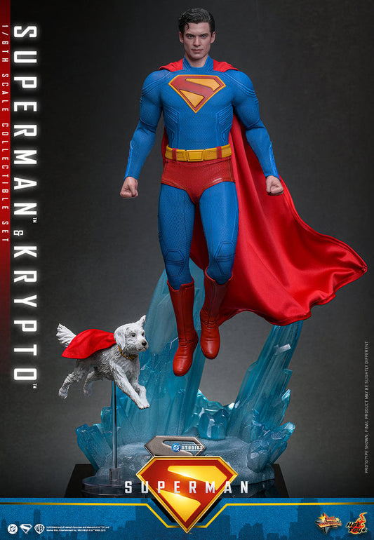 Superman & Krypto DC Comics Superman 2025 Sixth Scale Figure by Hot Toys
