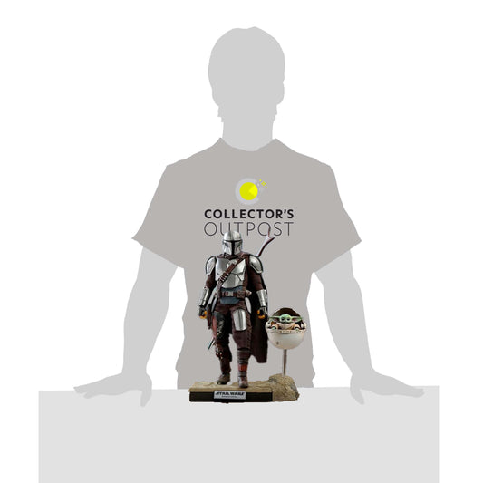 Star Wars The Mandalorian Beskar & Grogu Deluxe 1/6th Scale Figure by Hot Toys