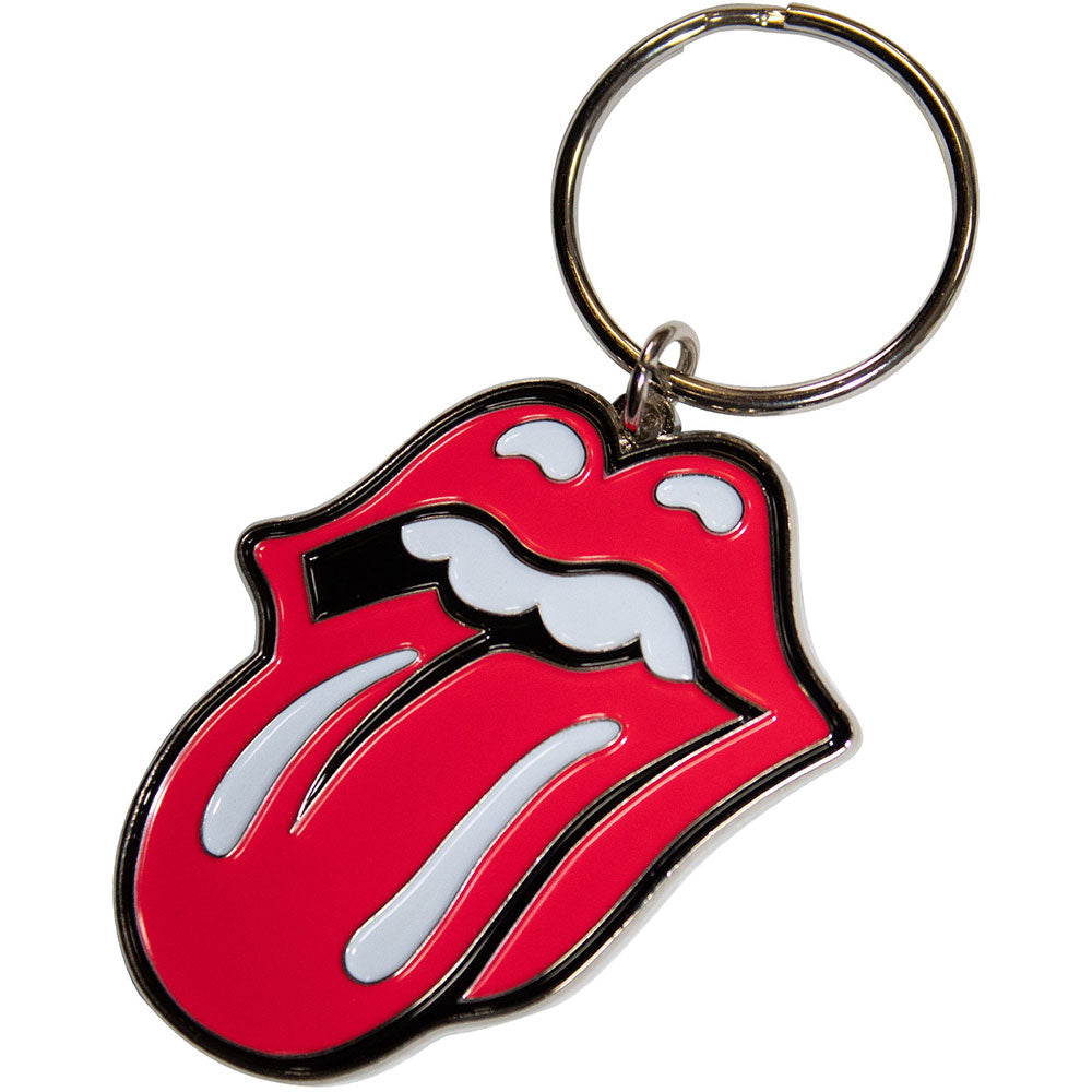 The Rolling Stones Classic Tongue Logo Keychain