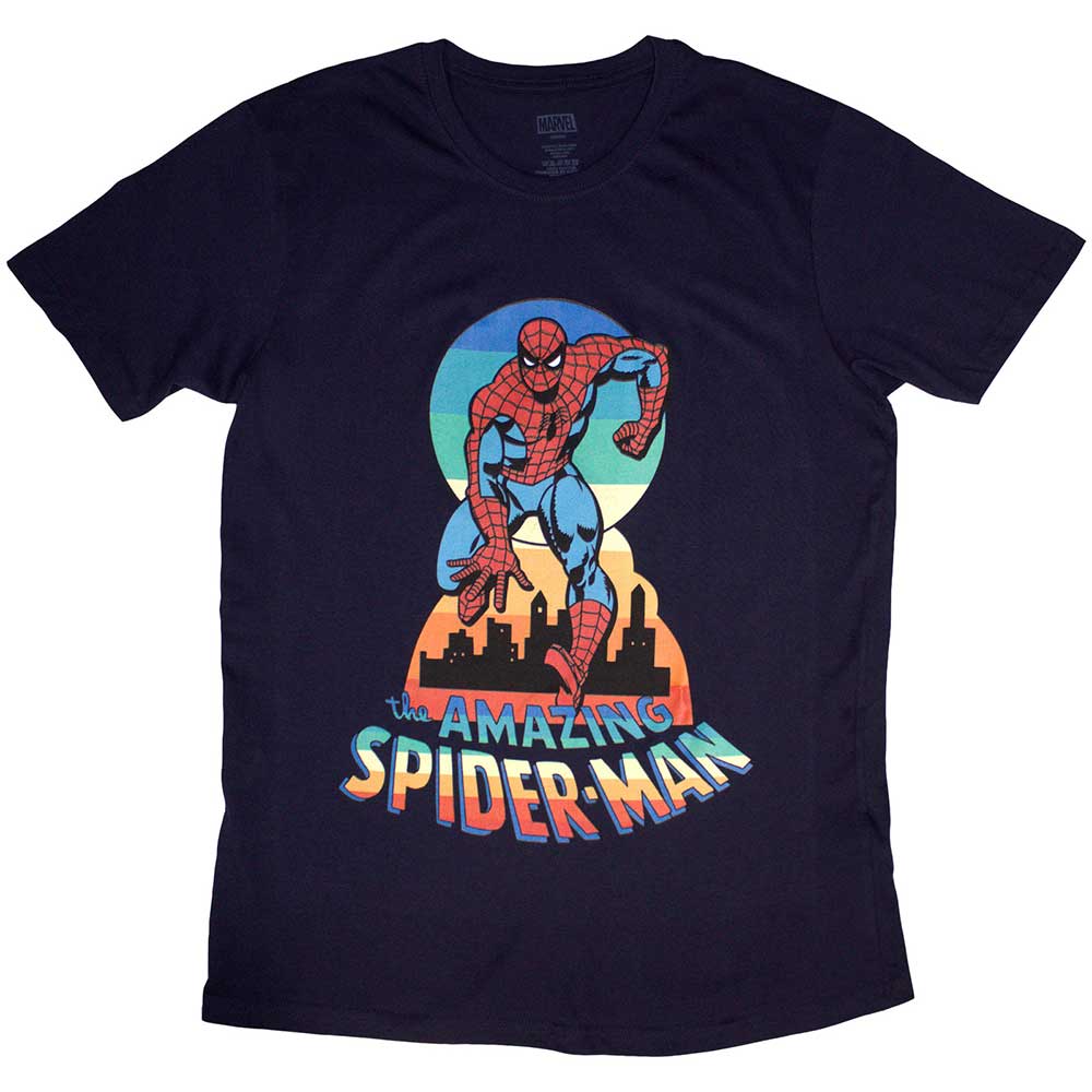 Spider-Man Retro Marvel Comics Graphic T-Shirt