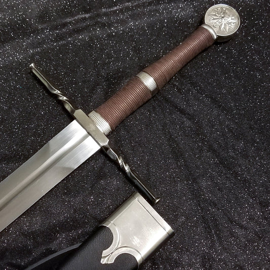 The Witcher Geralt's Steel Metal Sword Replica Game Version