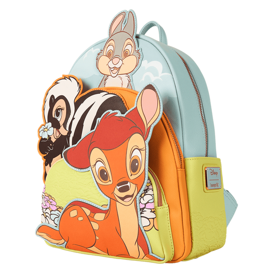 Loungefly Disney Bambi & Friends Triple Pocket Mini Backpack