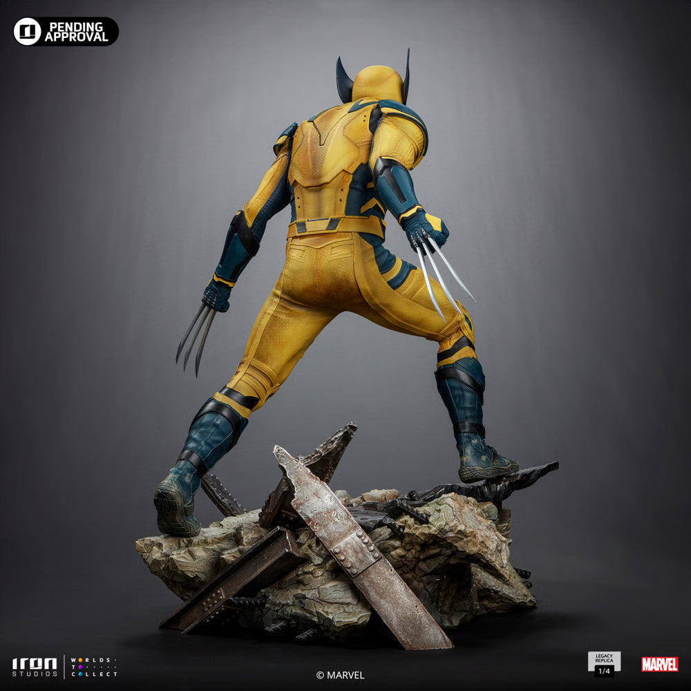 Wolverine Marvel Deadpool and Wolverine Movie Quarter Scale Statue by Iron Studios