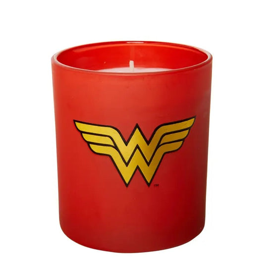 Wonder Woman DC Comics Glass Candle