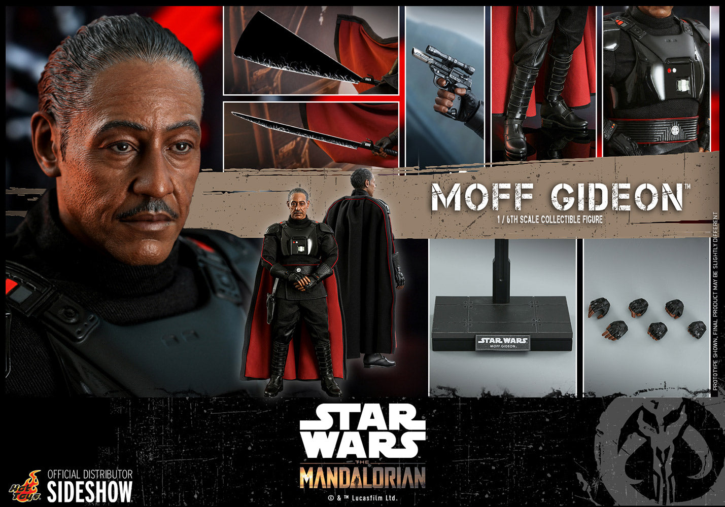 Moff Gideon (Star Wars: The Mandalorian) Sixth Scale Figure by Hot Toys