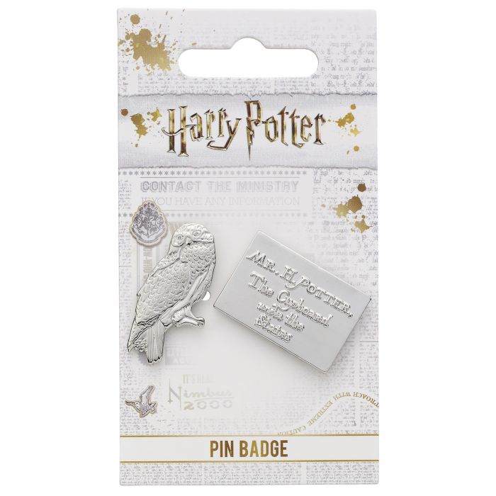 Harry Potter Hedwig and Hogwarts Letter Pin Set