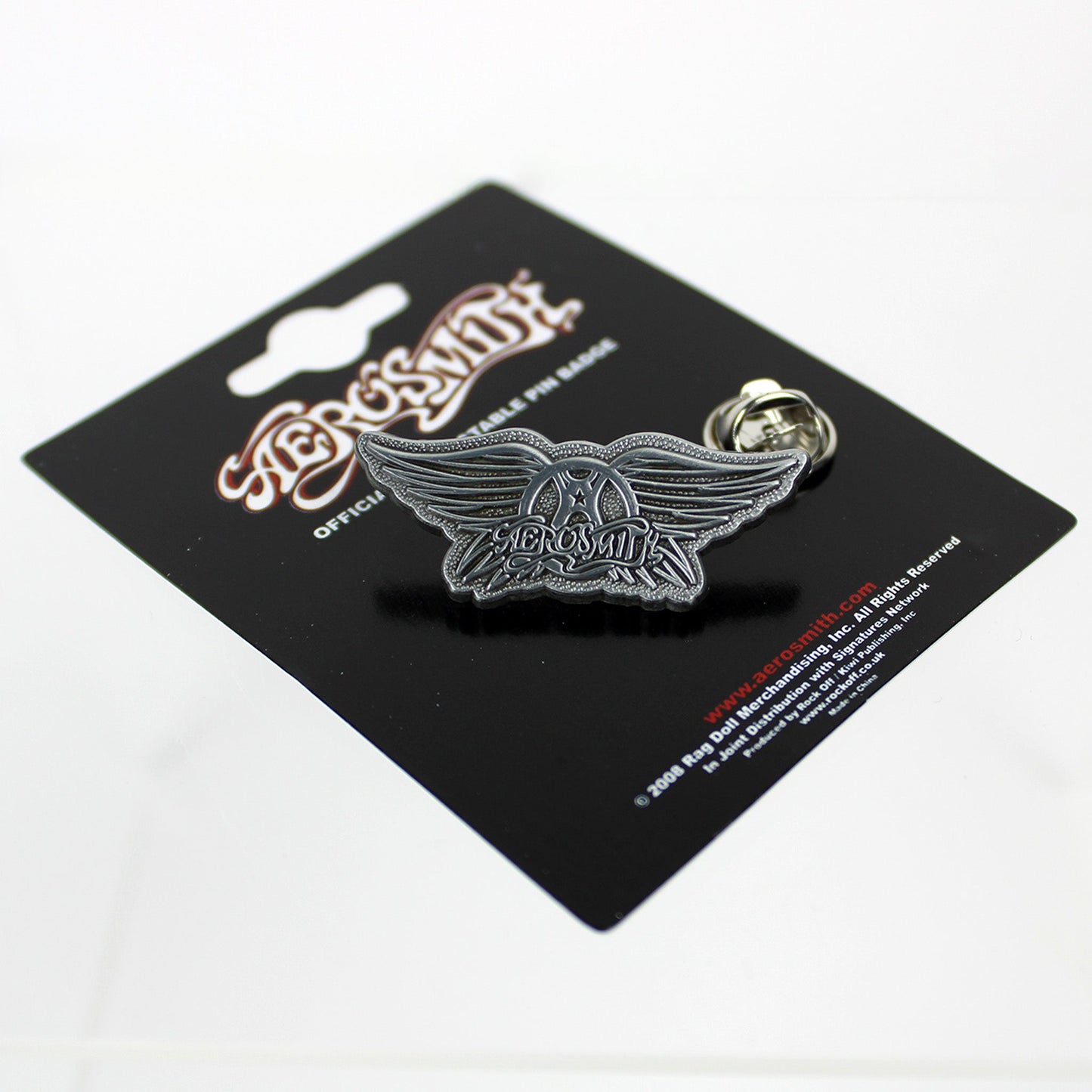 Aerosmith Winged Logo Die-Cast Pin