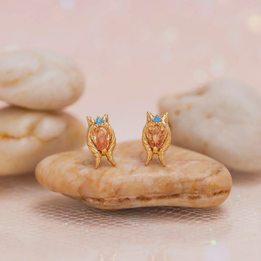 Ahsoka Tano Star Wars Gold Stud Earrings