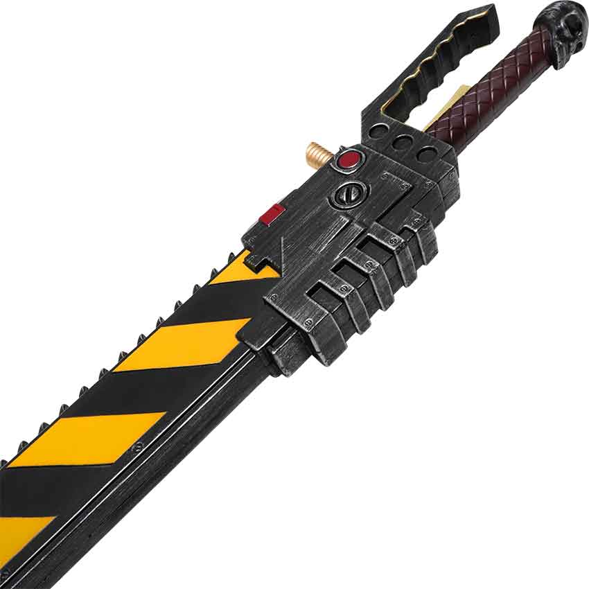 Warhammer Chainsword (Hazard Stripe Ver.) Foam Prop Replica