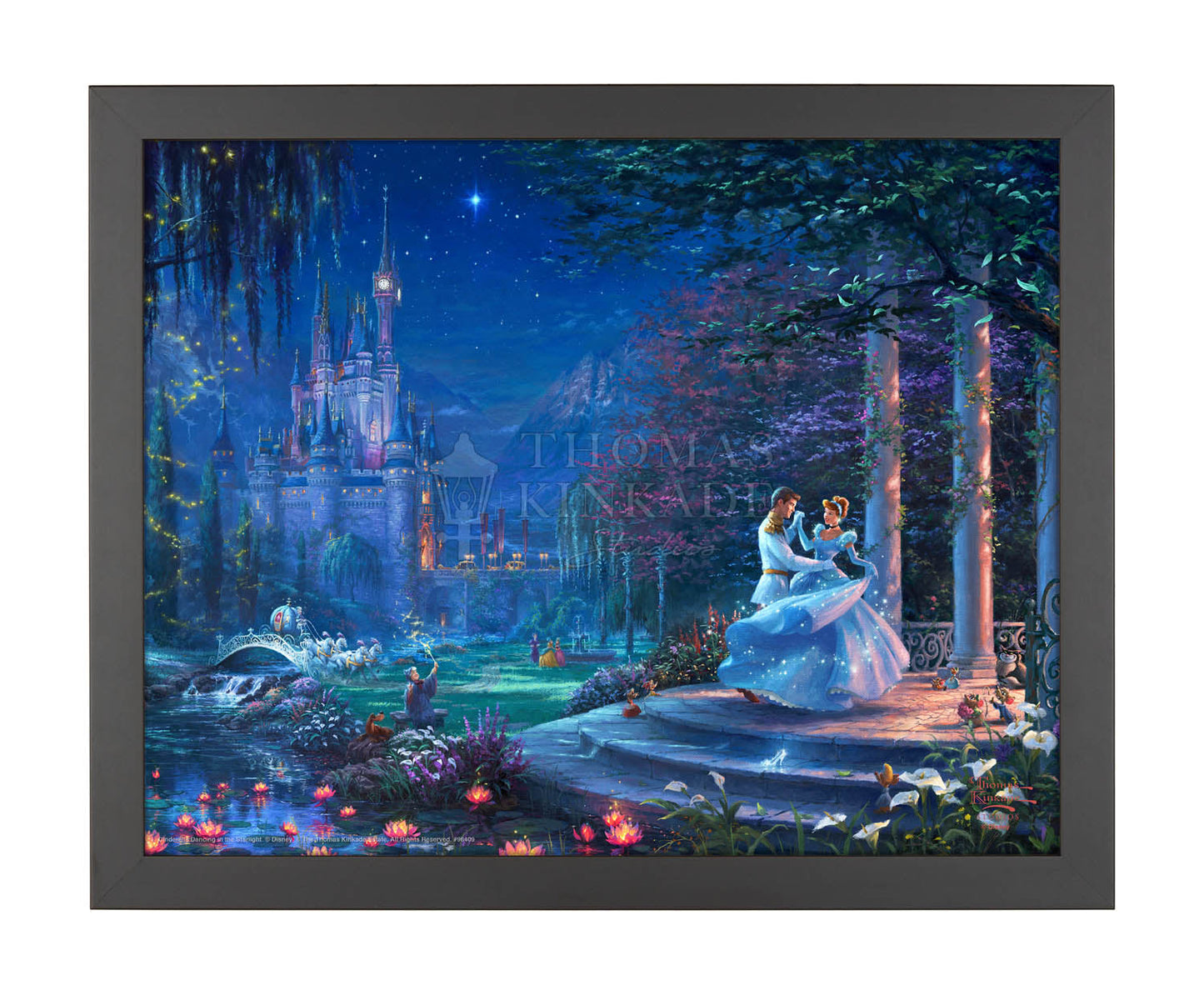 Dancing in Starlight (Cinderella) Disney Thomas Kinkade Framed Art Print