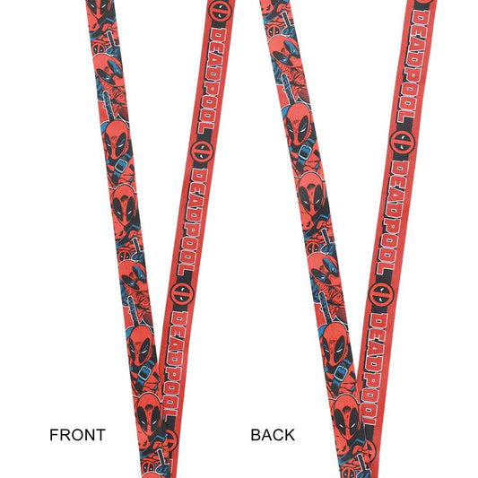 Deadpool Marvel Logo Breakaway Lanyard