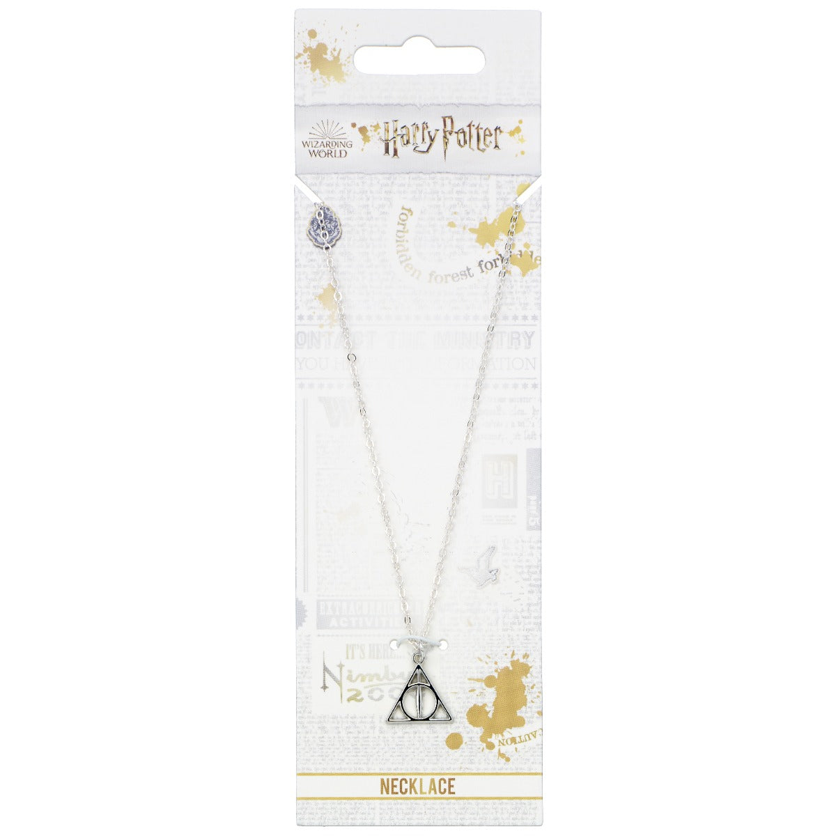 Harry Potter Deathly Hallows Silver Plated Necklace