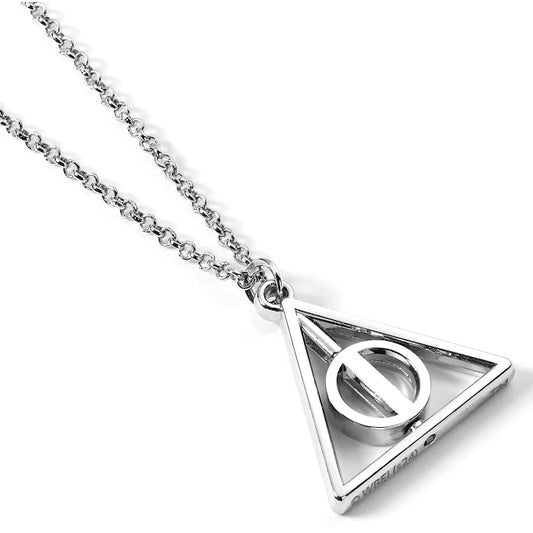 Harry Potter Deathly Hallows Spinning Necklace Gift Box