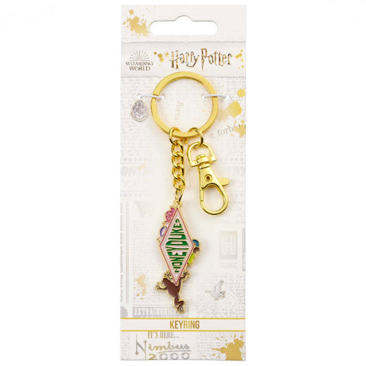 Honeydukes Sweet Shop Chocolate Frog (Harry Potter) Logo Keychain