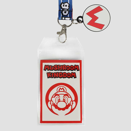 Super Mario Mushroom Kingdom Lanyard