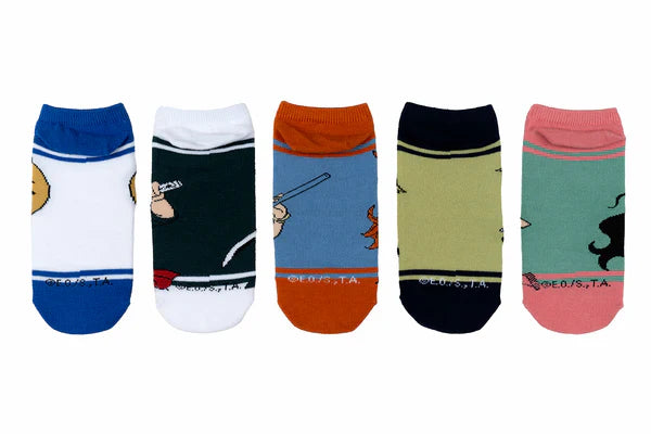 One Piece Straw Hat Crew Anime Low-Cut Socks
