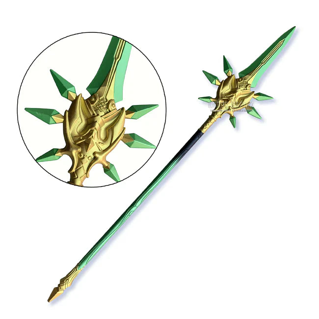 Primordial Jade Winged-Spear Genshin Impact Foam Replica