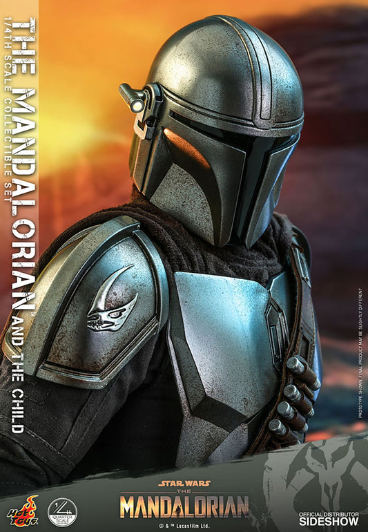Star Wars The Mandalorian and Grogu 1/4 Scale Figure Set Collector Edition by Hot Toys