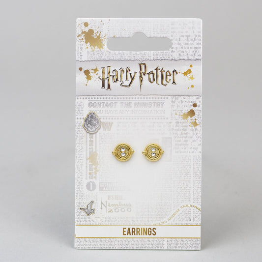 Time Turner (Harry Potter) Gold Plated Stud Earrings