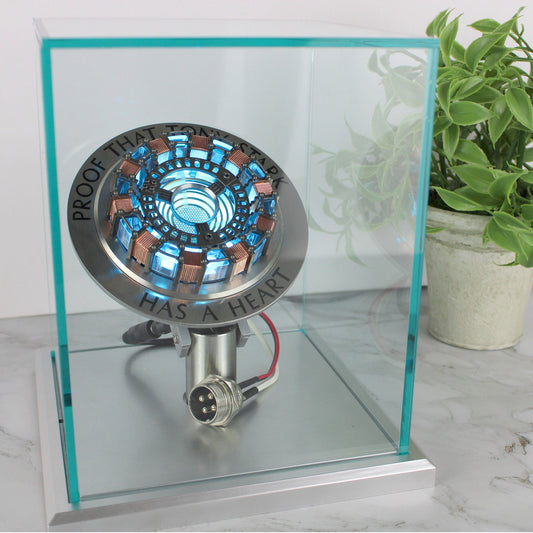 Iron Man Arc Reactor Lighted Full-Scale Prop Replica with Acrylic Case
