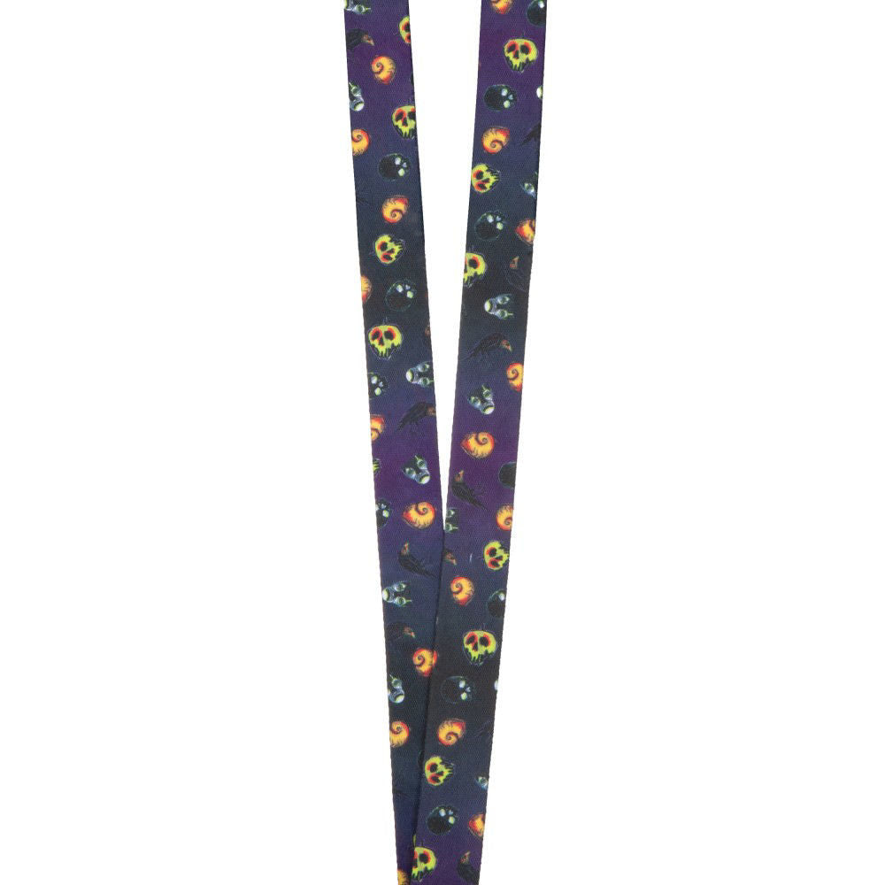Disney Villains AOP Rubber Charm Lanyard
