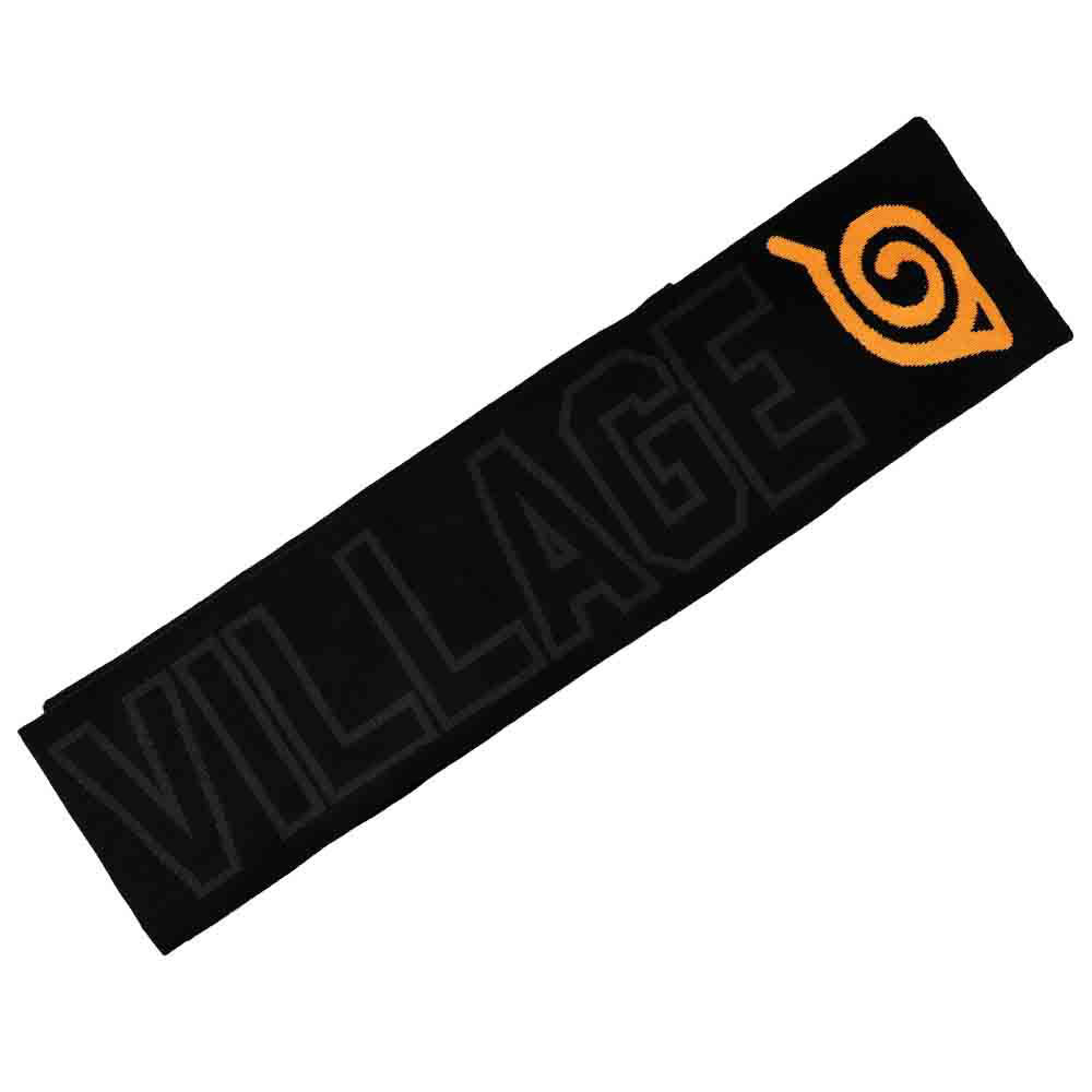 Naruto Beanie Hat & Scarf Set Hidden Leaf Village
