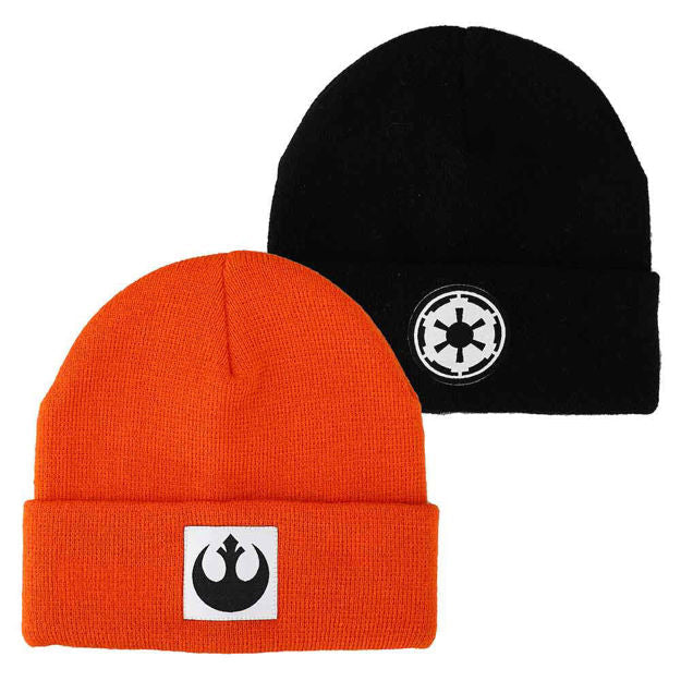 Star Wars Rebel Alliance &amp; Galactic Empire Patch Beanie Set