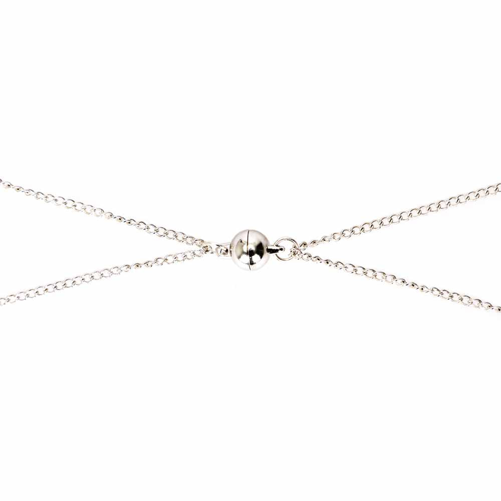Pikachu &amp; Eevee Pokemon Magnetic Friendship Necklace Set